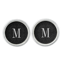 Cufflinks - Escudo negro inicial