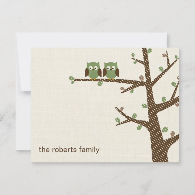 Gemelos de búho gracias a la invitación de las tar (Anverso)