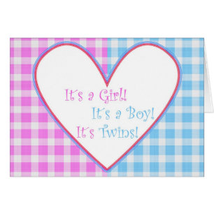 ¡Gemelos de It´s! Tarjeta