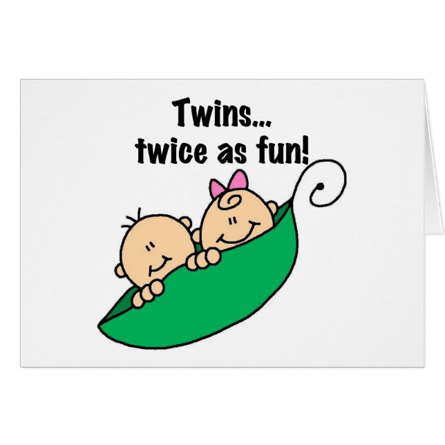 Gemelos de la vaina de guisante dos veces como (Anverso (Horizontal))