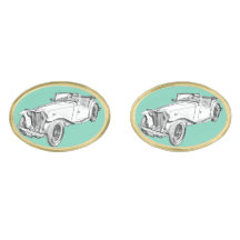 Ilustración de coche deportivo antiguo convertible