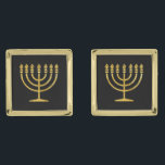 Gemelos Dorados Oro Menorah<br><div class="desc">Oro Menorah</div>
