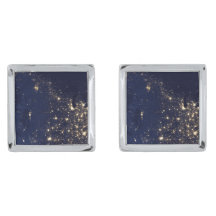 Luces de la NASA del espacio los E.E.U.U.