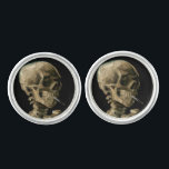 Gemelos Vincent van Gogh - Calavera con cigarrillo en llam<br><div class="desc">Cabeza de un Skeleton con un cigarrillo en llamas / Calavera con cigarrillo en llamas / Crane de squelette fumant une cigarrillo - Vincent van Gogh,  1885</div>