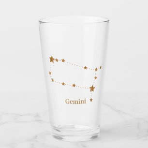 Gemini de oro de Rótulo Zodiaco moderno   Aire de