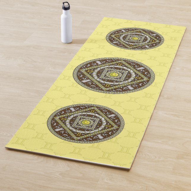 Gemini Mandala Yoga Mat (In situ)