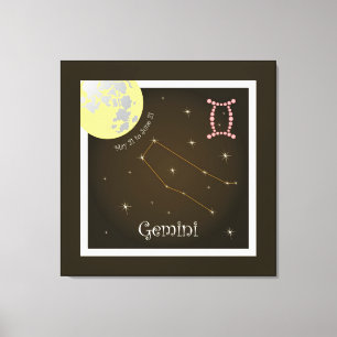 Gemini May 21 to June 21 lienzo