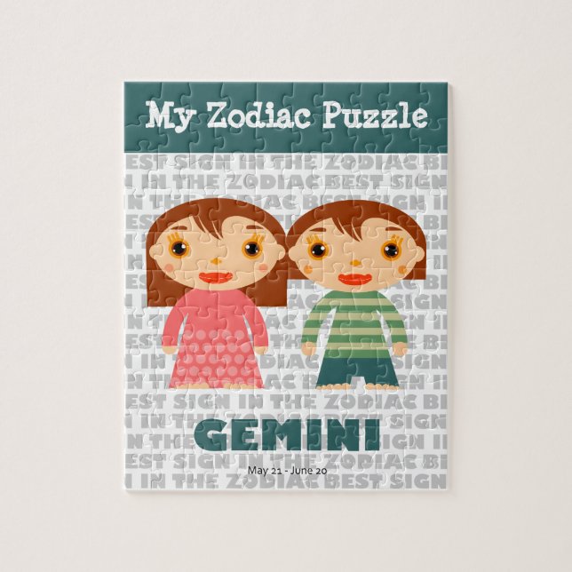 Gemini, mi rompecabezas zodiaco (Vertical)