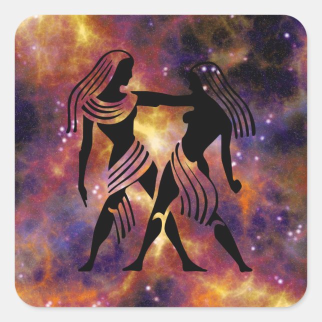 gemini twins pegatinas (Anverso)