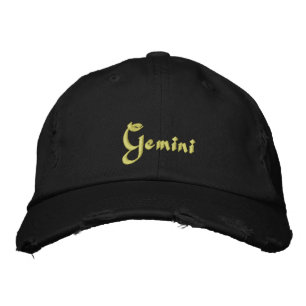 Gemini Zodiac Embroidered Cap / Gorra