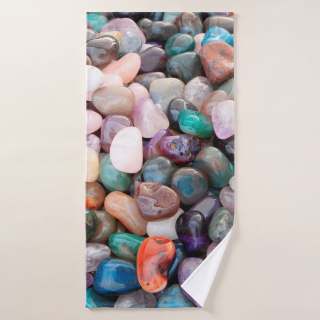 Gemstone geología mineral costoso (Toalla de baño)