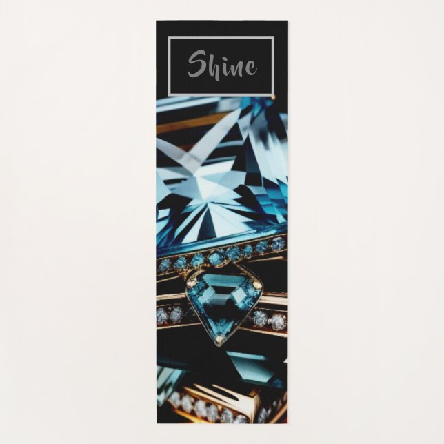 Gemstones Blue Topaz - Yoga Mat (Anverso)
