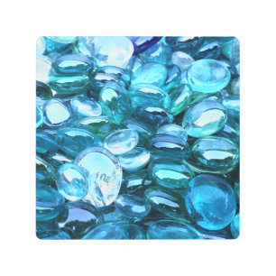 GEMSTONES VERDES DE ARTE AZUL DE MURO metalizado 8