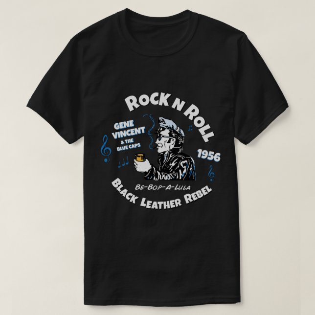Gene Vincent Be Bop A Lula White Tank Top (Diseño del anverso)