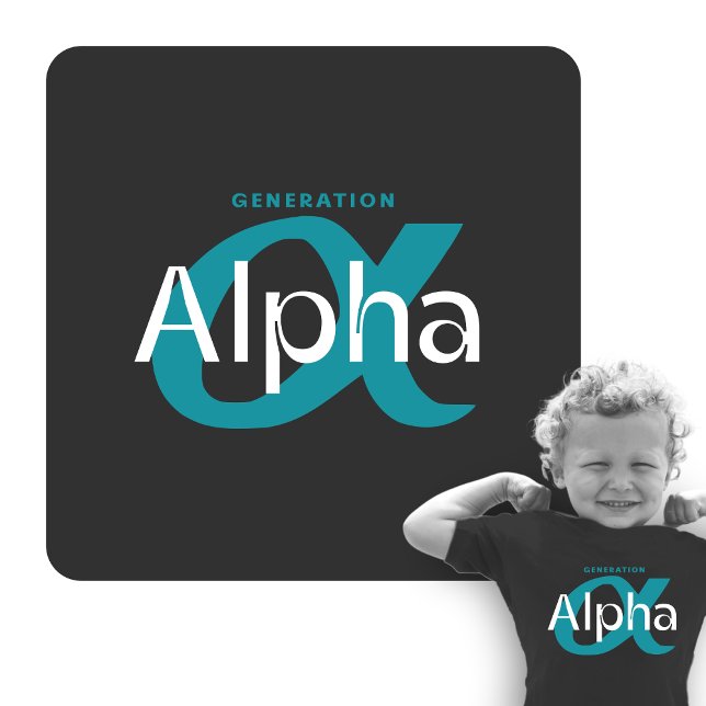 Generación ALPHA 2010-2024 | Camiseta para bebés | (t shirt, alpha, kids t shirt, unique, graphic, generation, best gift)