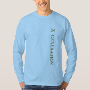 Generación de camiseta de manga larga X