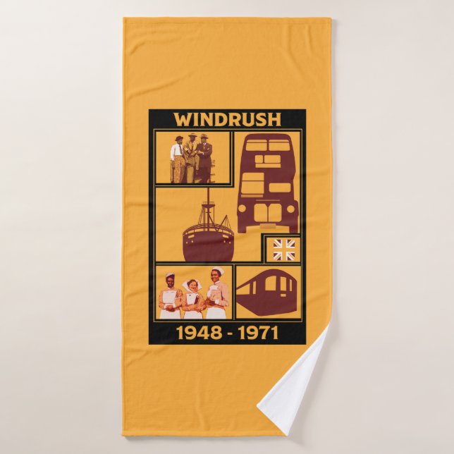 Generación Windrush Historia Británica (Toalla de baño)