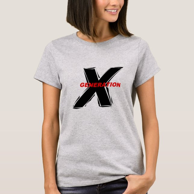GENERACIÓN X Camiseta (Anverso)