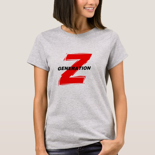 GENERACIÓN Z Camiseta (Anverso)