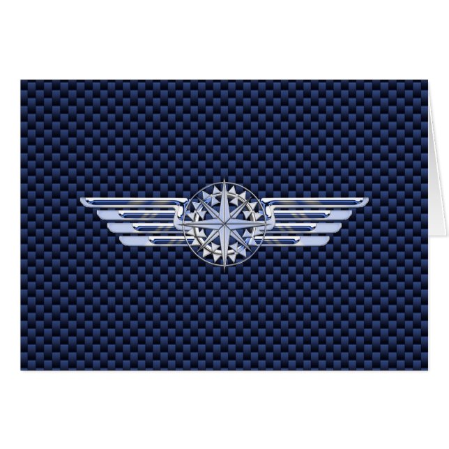 General Air Pilot Compass Cromado Como La Brújula  (Anverso (Horizontal))