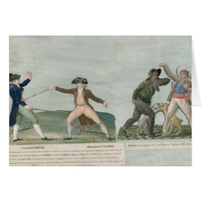 General Charles Lameth y Charles Eugene (Anverso (Horizontal))