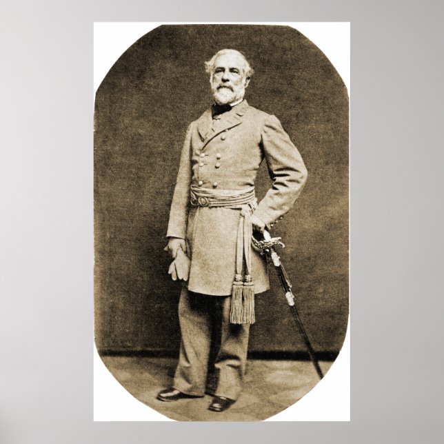 General Robert E. Lee en impresión de 1863 (Frente)
