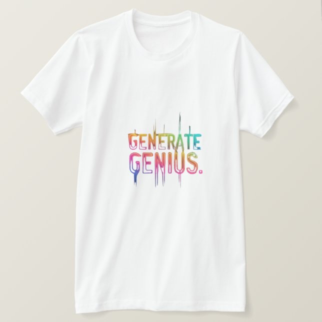 Generar camiseta Genius (Anverso del diseño)