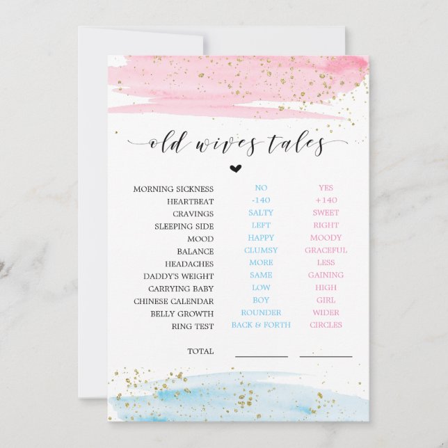 Género acuarela revela juego de cuentos de viejas  (Anverso)