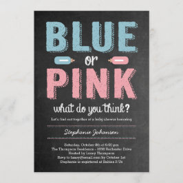 Género azul o rosa revelan invitación de Baby Show