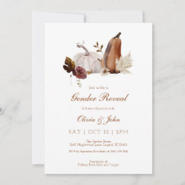 Género de calabaza rusa revelan invitación