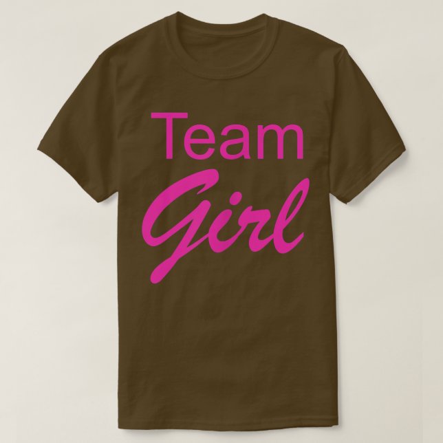 Género de Chica de equipo revela camiseta de Baby  (Diseño del anverso)