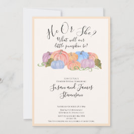 Género de otoño revela invitación a la calabaza