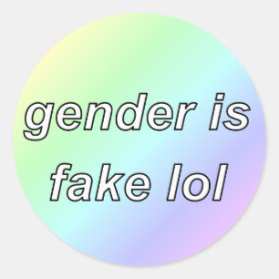 género es falso pegatina de círculo lol