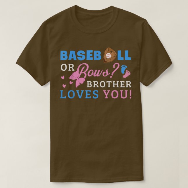 Género revelar la camiseta del hermano (Diseño del anverso)
