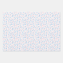 Género revelar puntos de polka envolver hojas de p