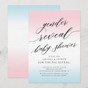 Género rosa y azul revelan invitación de Baby Show
