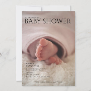 Género único Invitación a la ducha de bebé neutra