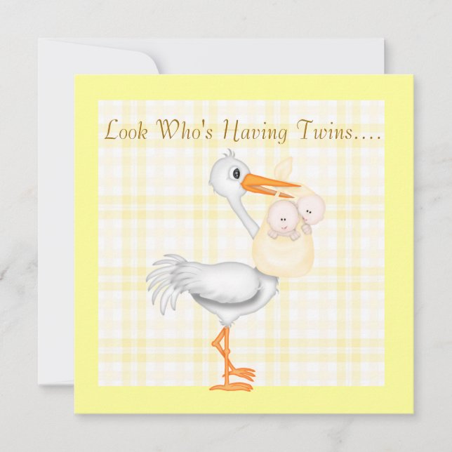 GÉNEROS DEL NEUTRAL DE LA INVITACIÓN DE BABY (Anverso)