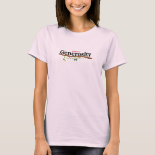 Generosidad (2 Hechos 9:7) Camisa de mujer
