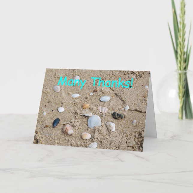 Generosidad - tarjeta de agradecimiento (Anverso)