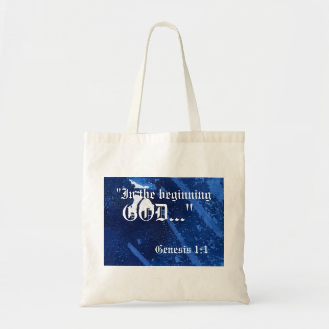 Génesis 1:1 Bolsa (Frente)