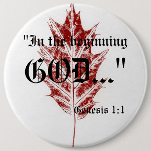 Génesis 1:1 Botón