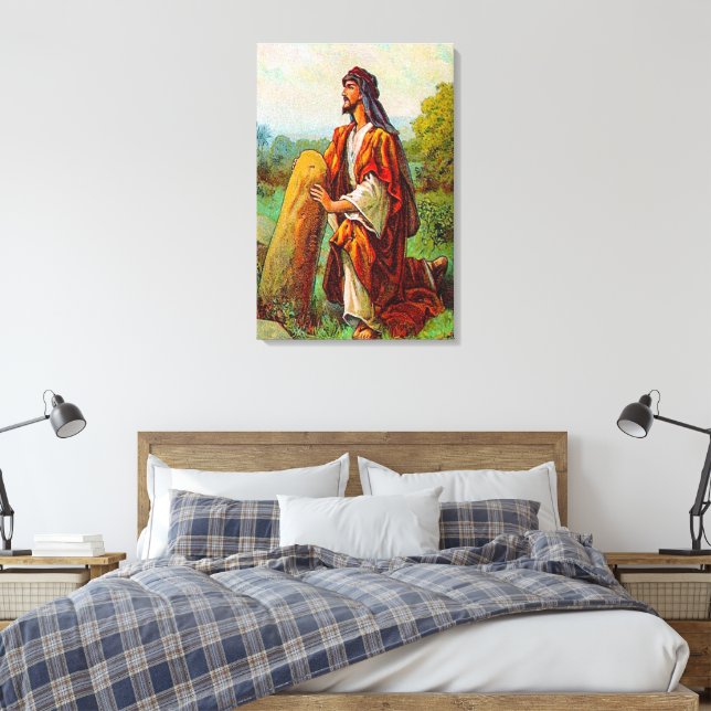 Génesis 28 Jacob Tiene un Sueño de Dios Lienzo (Insitu(Dormitorio))