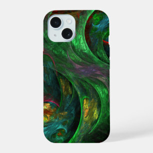 Génesis Arte abstracto verde