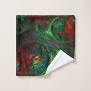 Génesis Arte abstracto verde