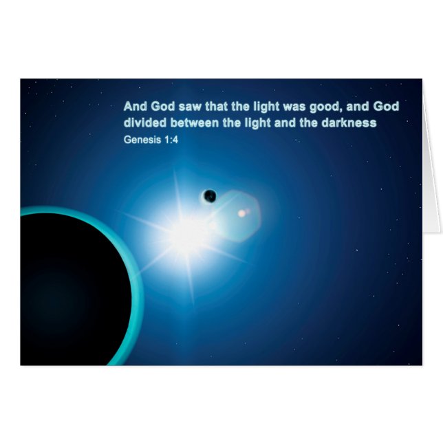 Génesis - Luz Y Oscuridad (Anverso (Horizontal))