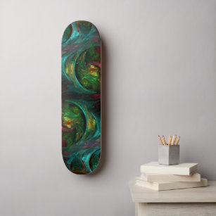 Génesis Nova Abstract Art Skateboard