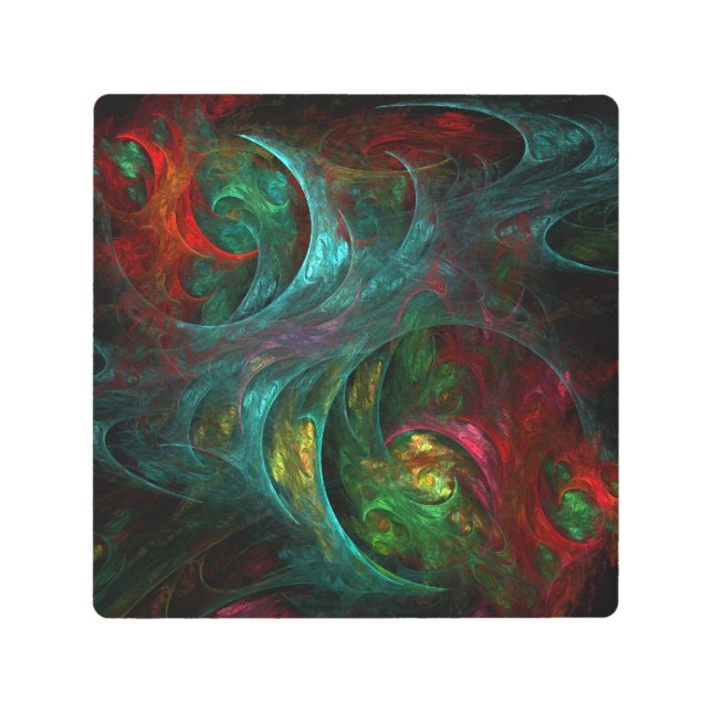 Génesis Nova Resumen arte Metalizado en la pared (Anverso)