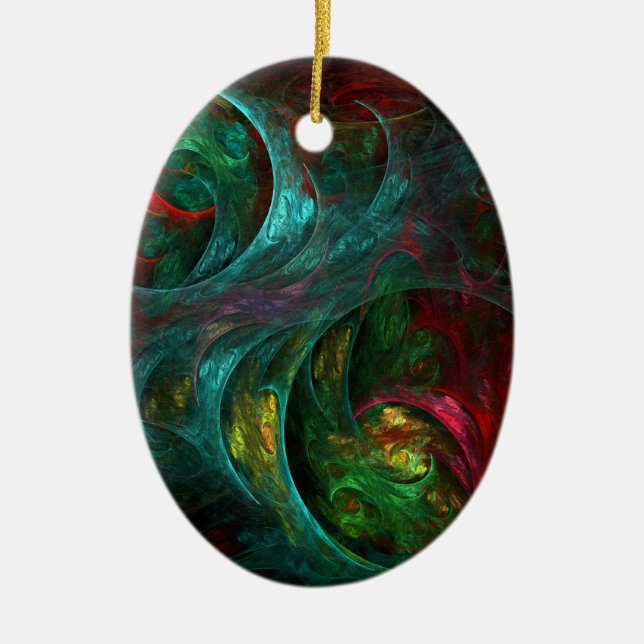 Génesis Nova Resumen Ornamento artístico oval (Frente)