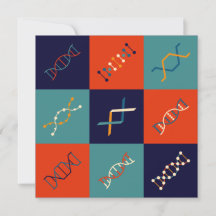 genética del ADN retro conjunto de patrones de bio